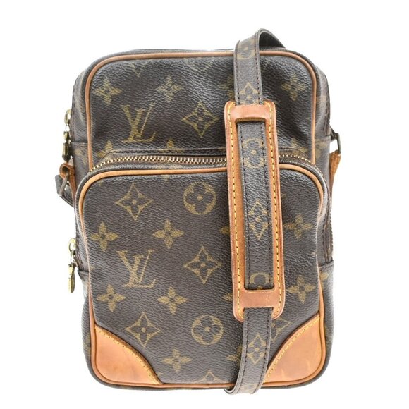 LOUIS VUITTON Amazon Crossbody Shoulder Bag Monogram Leather - Picture 1 of 5